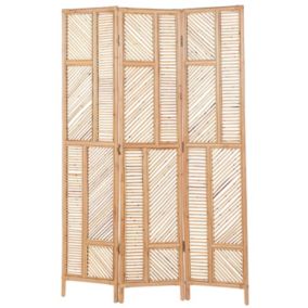 3-panelowy parawan pokojowy Lamezia Jasne drewno 1 szt.
