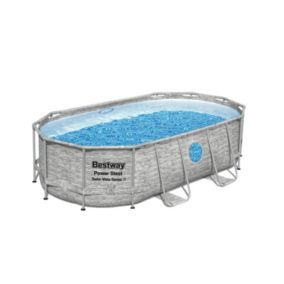 Basen na stelażu Bestway owalny z oknem 4,27 x 2,50 x 1 m