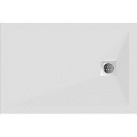 Brodzik konglomeratowy GoodHome Douro 120 x 90 x 2,8 cm biały