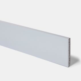 Cokół GoodHome Alisma 240 x 15 cm szary połysk