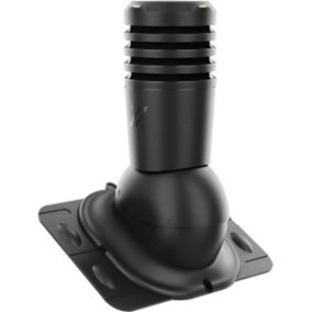 Kominek wentylacyjny Eco Line fi 125 mm czarny