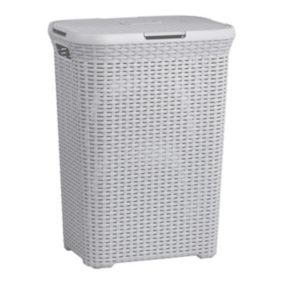 Kosz na bieliznę Curver Style 60 l szary