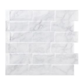 Naklejka dekoracyjna winylowa marble brick 2 szt