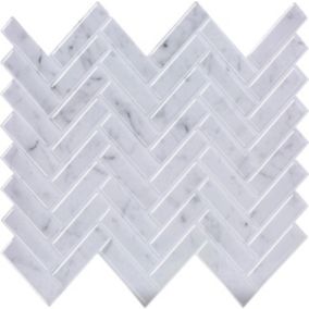 Naklejka dekoracyjna winylowa marble heringbone