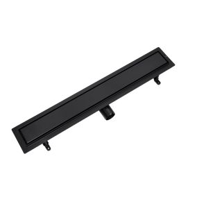 Odpływ liniowy Vogi ruszt Duo pod płytkę 80 cm czarny 1 szt.