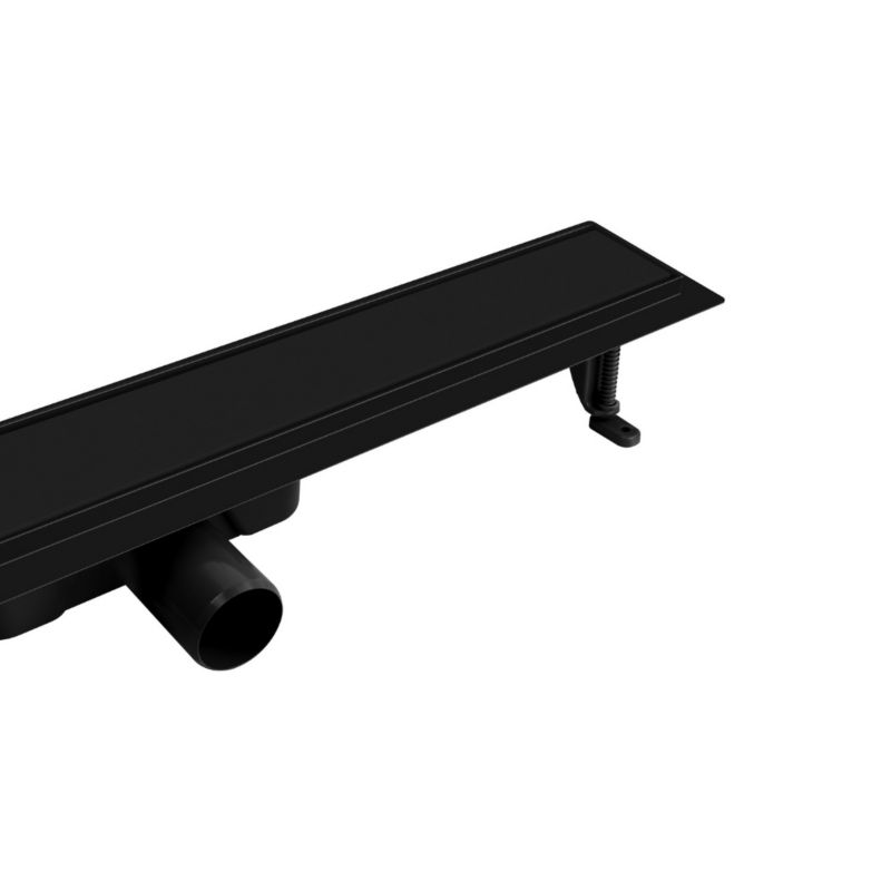 Odpływ liniowy Vogi ruszt Duo pod płytkę 80 cm czarny 1 szt.