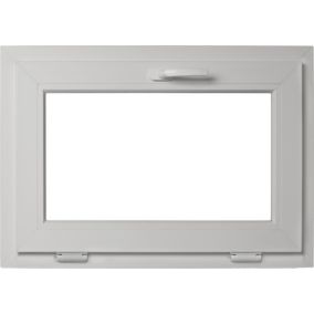 Okno PVC uchylne trzyszybowe 865 x 535 mm białe