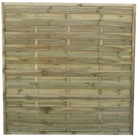 Płot lamelowy prosty Roma 180x180 cm 1szt.