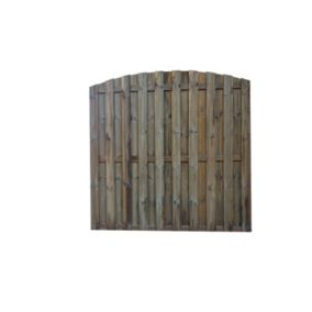 Płot Multi łuk brąz Roma 180x180/165 cm 1szt.