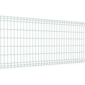 Panel ogrodzeniowy 123 x 250 cm oczko 8 x 20 cm drut 3,1 mm zielony