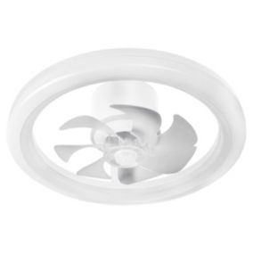 Plafon LED XUDO 45W z wentylatorem 3CCT z pilotem i aplikacją Biały Okrągły 1 szt.