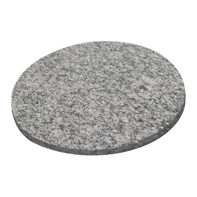 Płyta granitowa okrągła 30 x 2 cm szara