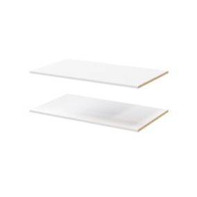 Półka do korpusu GoodHome Atomia 58 x 100 cm biały 2 szt.