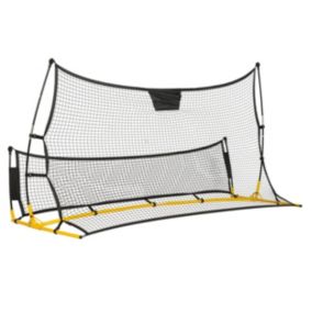 Rebounder do piłki nożnej Neo-Sport siatka trenażer bramka rama treningowa 210x120x35 cm 1 szt.