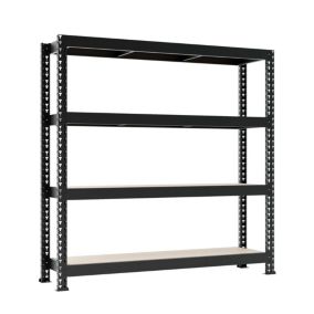 Regał metalowy wciskany Mega-Met Metalkas 180x180x60 300kg  4 półki HDF 1 szt.