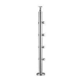 Słupek balustrady Knap MII nierdzewny 85 cm polerowany