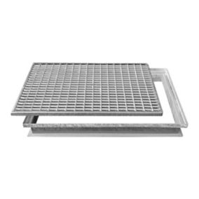 Wycieraczka metalowa 400 x 590 mm