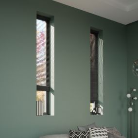 Żaluzja GoodHome Cana drewniana 45 x 180 cm czarna